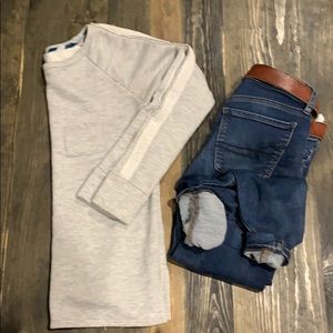 Dolan for anthropology gray sweatshirt size xs